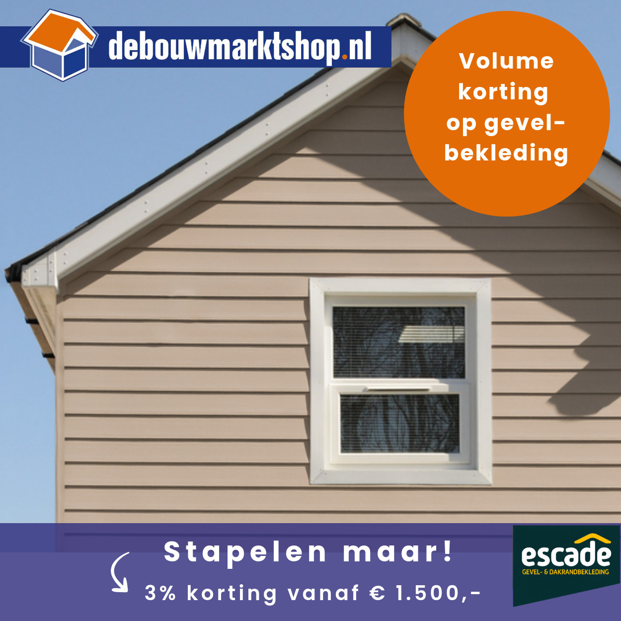 Escade Buitenhoek Amaranth Oak 300cm